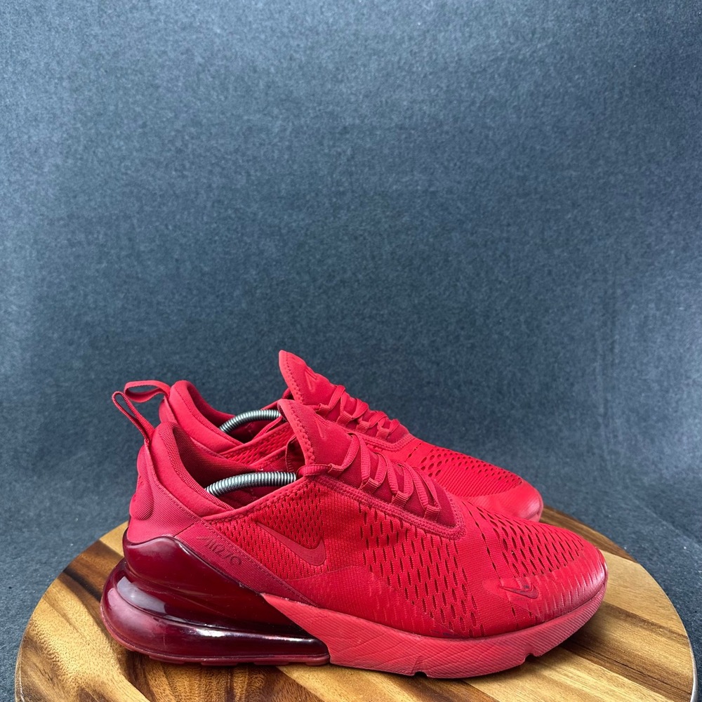 Nike Air Max 270 University Red Mens Size 13 Lace-Up Running Shoes CV7544-600